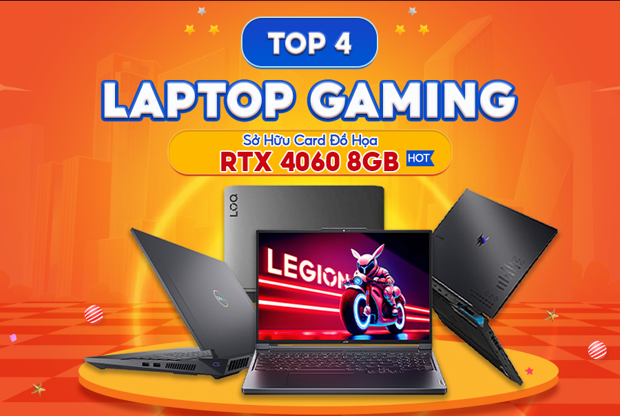 TOP 4 Laptop Gaming Sở Hữu Card Đồ Họa RTX 4060 Không Thể Bỏ Lỡ