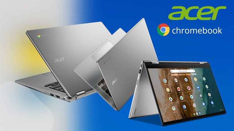 Acer ra mắt 4 mẫu Chromebook mới có thiết kế mỏng nhẹ, dùng Intel thế hệ 11 và công nghệ Wi-Fi 6 tiên tiến