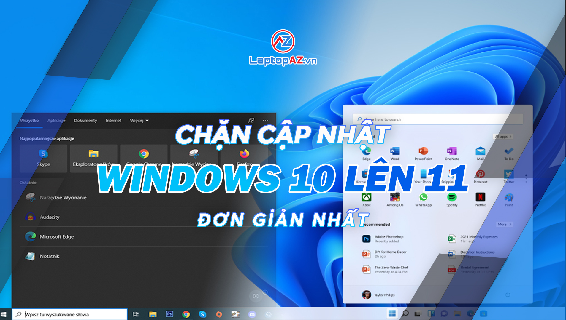 Cách chặn Windows 10 cập nhật lên Windows 11