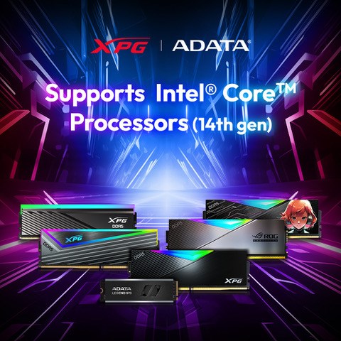 ADATA giới thiệu loạt RAM và SSD mới, hỗ trợ đầy đủ vi xử lý Intel Core thế hệ thứ 14