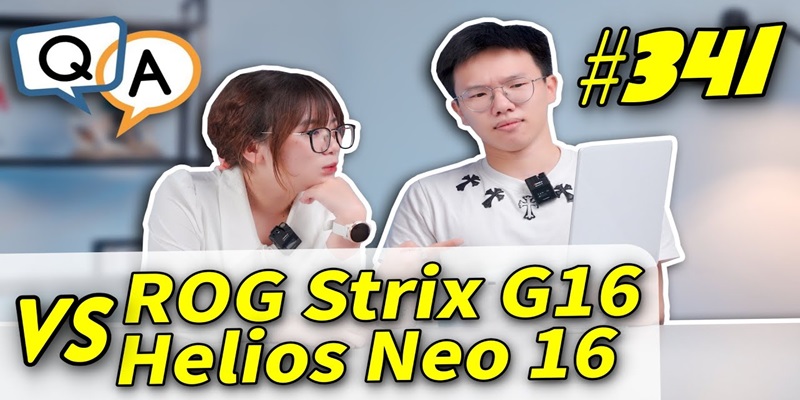 Helios Neo 16 vs ROG Strix G16 (2023)