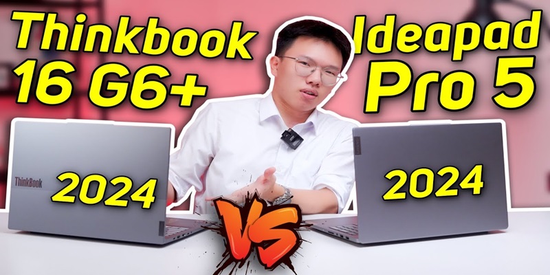 Lenovo Thinkbook 16 G6+ vs Ideapad 5 Pro 2024