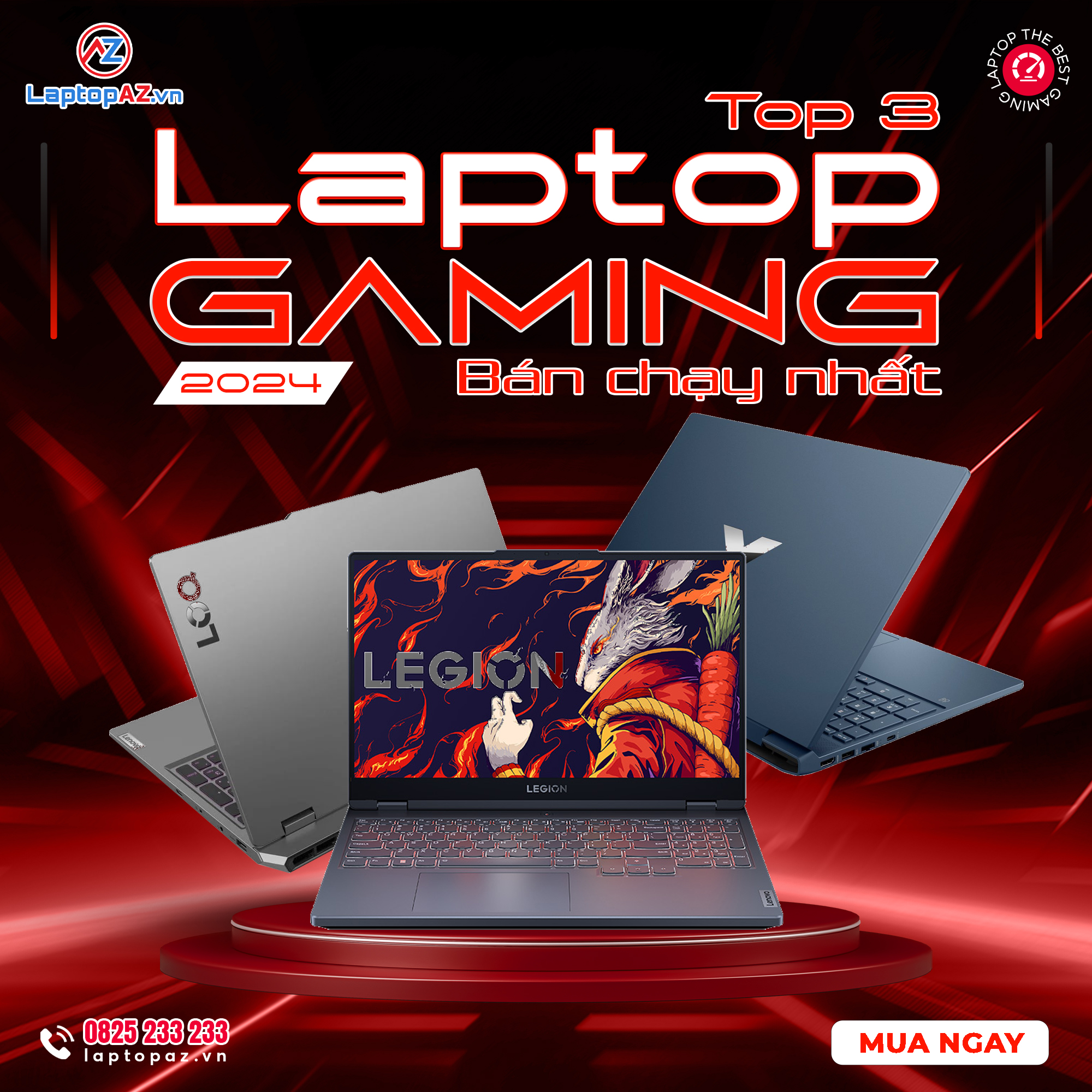 TOP 3 Mẫu Laptop Gaming Bán Chạy Nhất Thời Điểm Hiện Tại