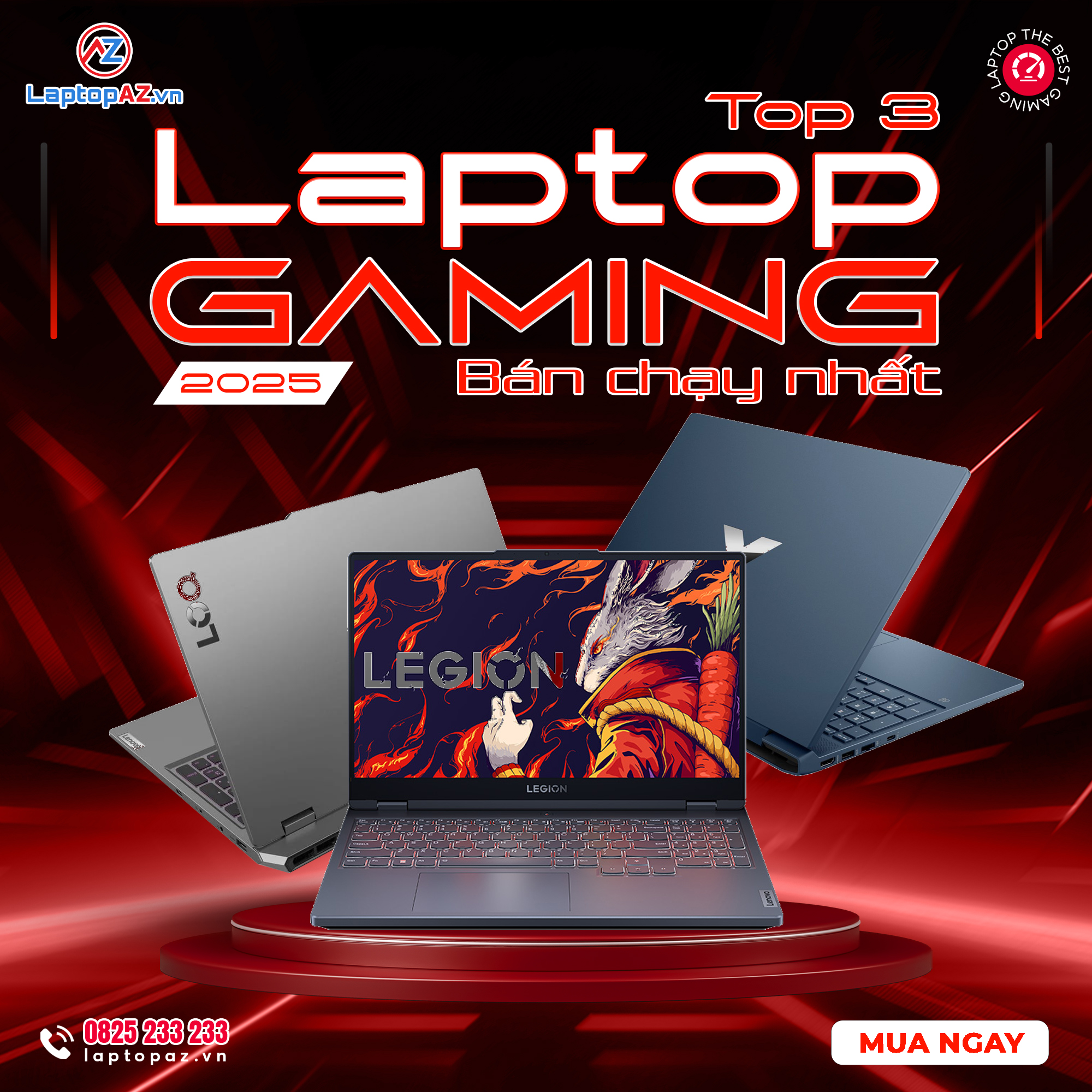 TOP 3 Mẫu Laptop Gaming Bán Chạy Nhất Thời Điểm Hiện Tại!