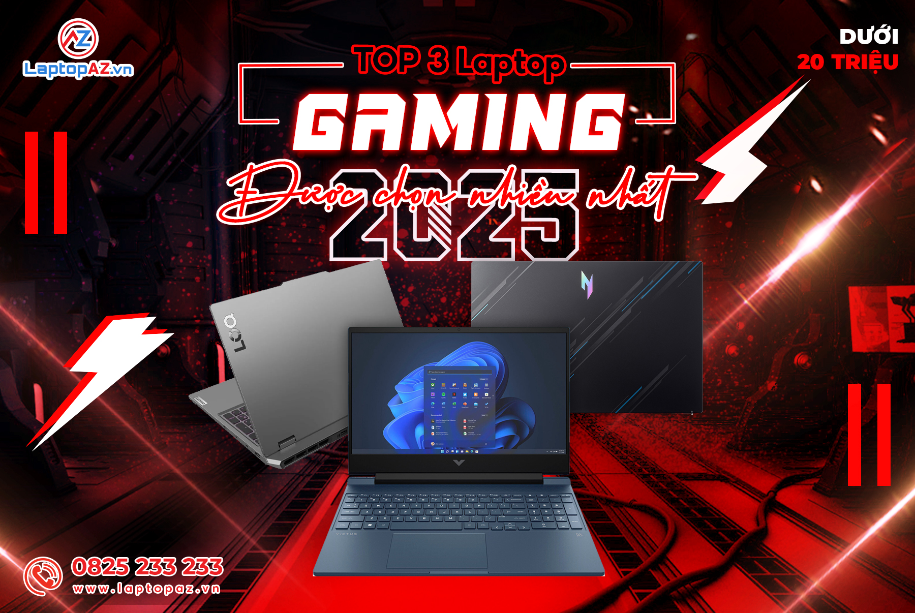 TOP 3 Laptop Gaming Dưới 20 Triệu Bán Chạy Nhất Thời Điểm Hiện Tại