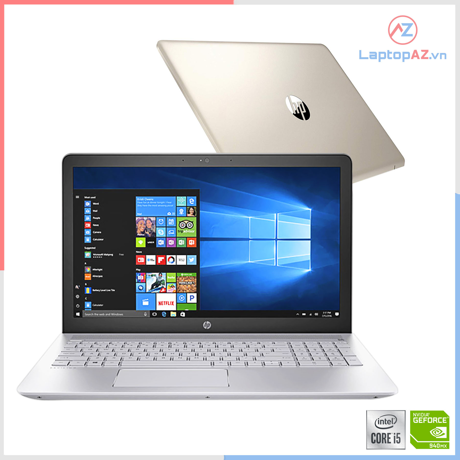 Laptop HP Pavilion 15 CC137TX (Core i5-8250U, 4GB, 1TB, VGA 2GB NVIDIA GeForce 940MX, 15.6 inch HD)