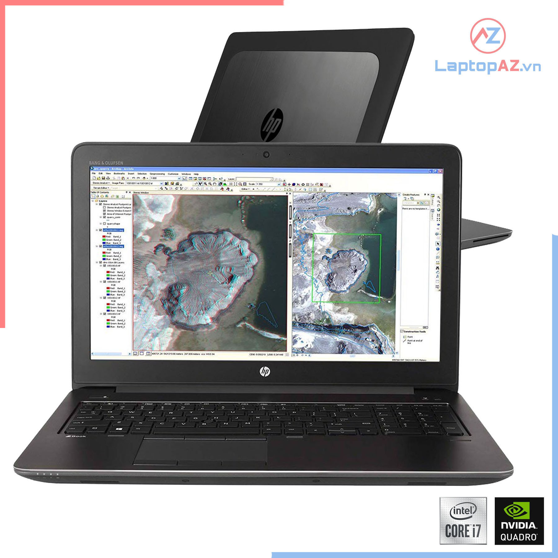 Laptop HP ZBook Studio G3 (Core i7-6700HQ, 16GB, 512GB, VGA 4GB NVIDIA Quadro M1000M, 15.6 inch FHD + IPS )