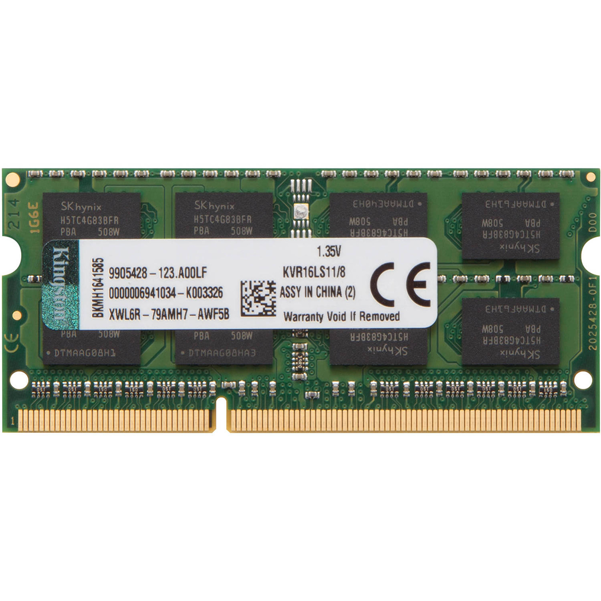 RAM DDR3L Laptop 4GB Kingston 1600MHz (PC3L 12800 SODIMM 1.35V)