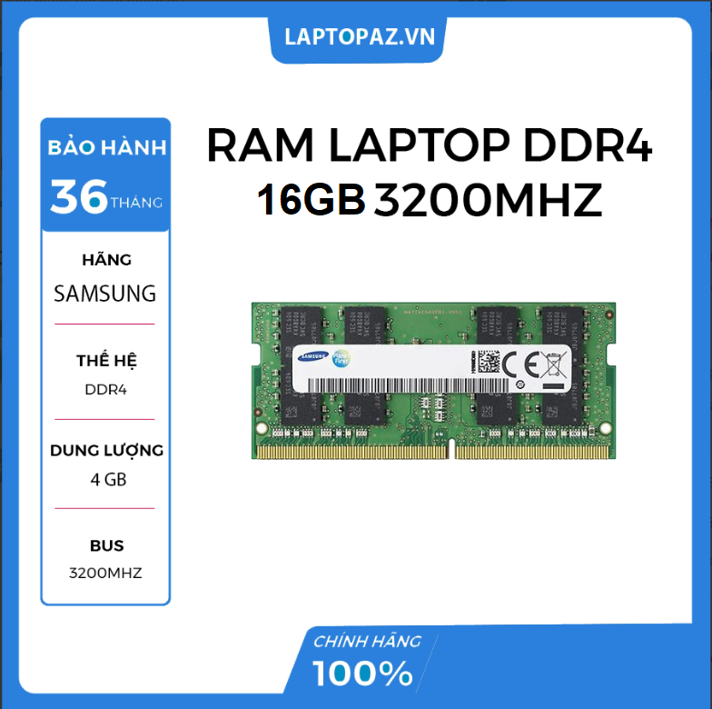 RAM DDR4 Laptop Samsung 16GB bus 3200Mhz