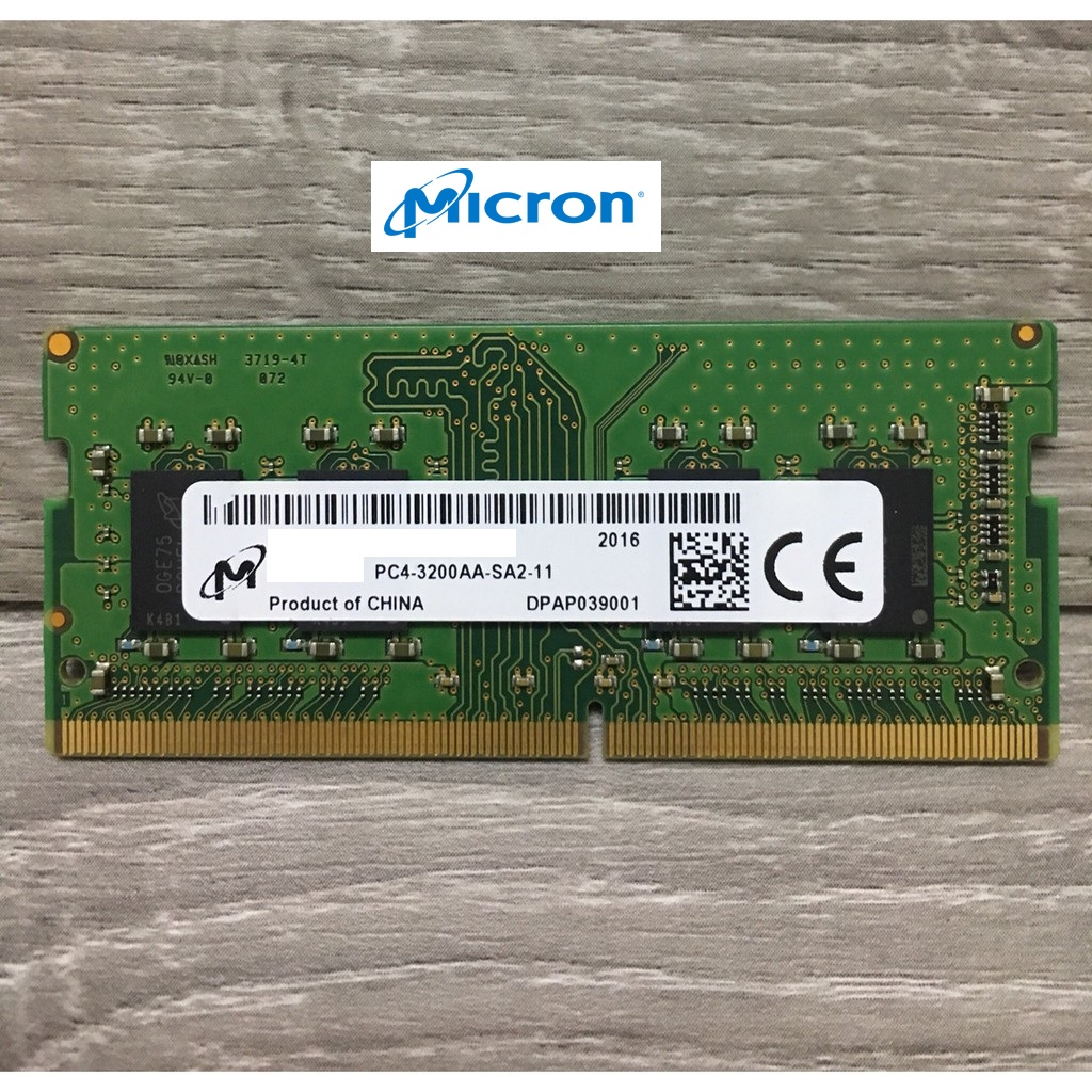 RAM DDR4 Laptop Micron 8GB bus 3200MHz