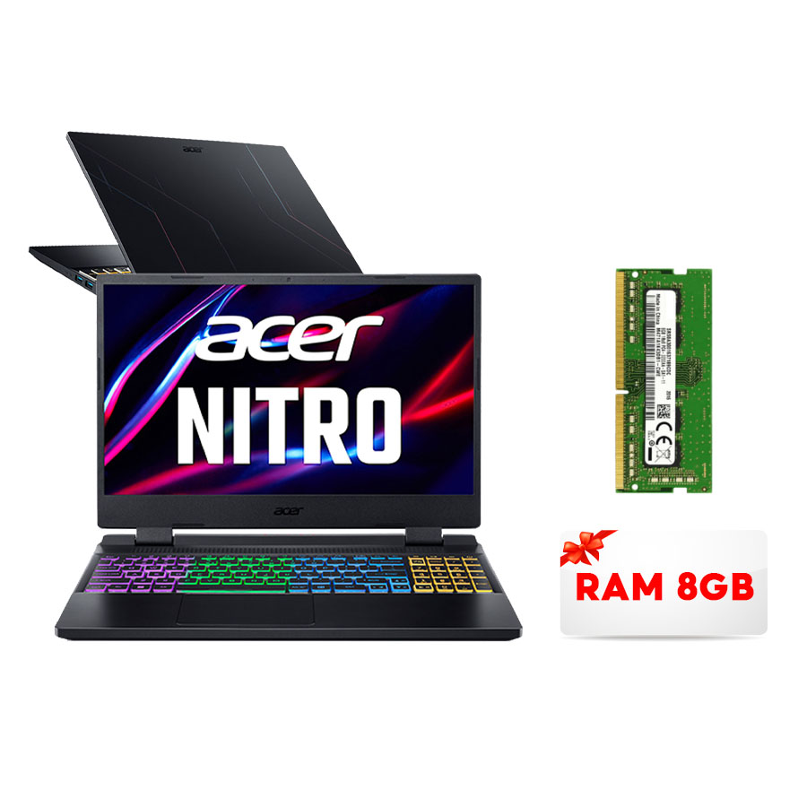 [New 100%] Acer Nitro 5 Tiger 2022 AN515-58 (Core i7 - 12700H, 8GB, 512GB, RTX 3050Ti, 15.6" FHD IPS 144Hz)