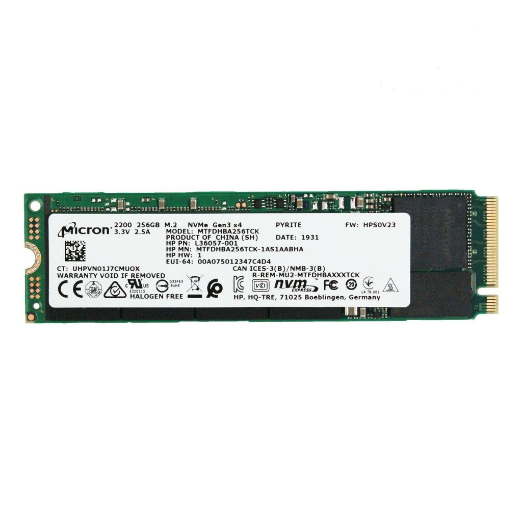 Ổ cứng SSD M2-PCIe 256GB Micron 2200