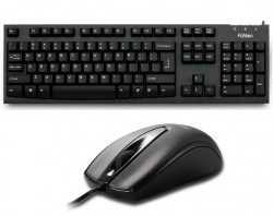 Bộ phím chuột có dây Fuhlen L411 + Fuhlen L102 (Black)