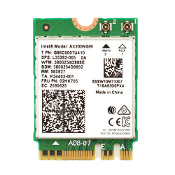 Card WIFI Intel® Wi-Fi 6 AX200 (key E&A)