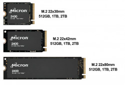 Ổ cứng SSD Micron 2400 512GB NVMe PCIe Gen 4.0 THÁO MÁY (NEW)