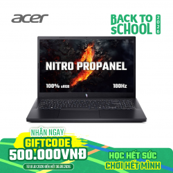 Laptop Acer Gaming Nitro ProPanel ANV15-41-R0Y4 NH.QPESV.004 | Ryzen 7-7735HS, 16GB, 512GB, RTX 4050 6GB, 15.6 inch FHD IPS 180Hz 100% sRGB