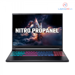 Laptop Acer Gaming Nitro ProPanel ANV16S-71-75LR NH.QXCSV.002| Intel Core 7 240H, 32GB, 512GB, RTX 5050 8GB, 16.0 inch 2K+, IPS, 180Hz, Đen