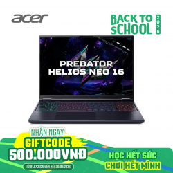 Laptop Acer Gaming Predator Helios Neo 16 AI PHN16-73-98S4 NH.QVQSV.002 | Ultra 9 275HX, 32GB, 1TB, RTX 5060 8GB, 16 icnh 2K+ 240Hz