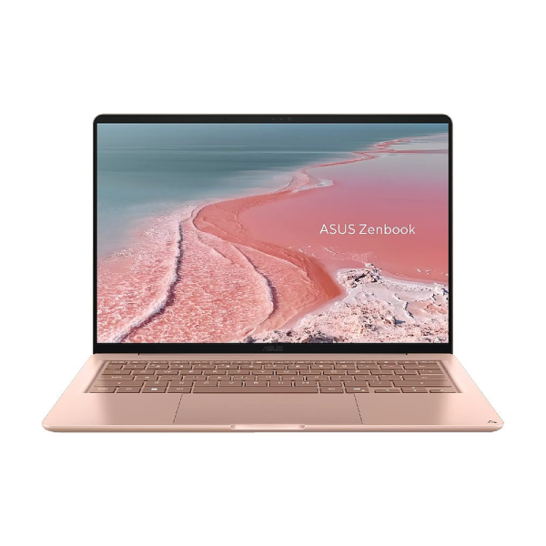 Laptop ASUS Zenbook 14 UX3480QA-U1029W | Qualcomm Snapdragon X X1-26-100, 16GB, 512GB, Adreno GPU, 14 inch WUXGA, Win 11, Hồng