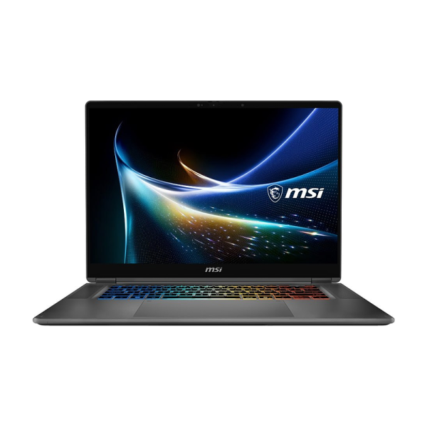 Laptop MSI Prestige N16 Flip AI+ C1XMT-017VN | NVIDIA RTX Spark N1X, 64GB, 2TB, NVIDIA Blackwell RTX 6144-core GPU, 16 inch 3K OLED 120Hz Cảm ứng, Win 11, Xám