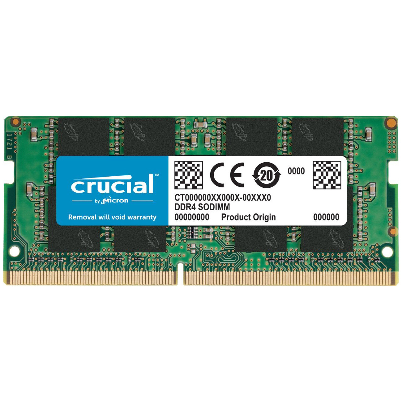 RAM DDR4 Laptop Crucial 8GB 3200MHz