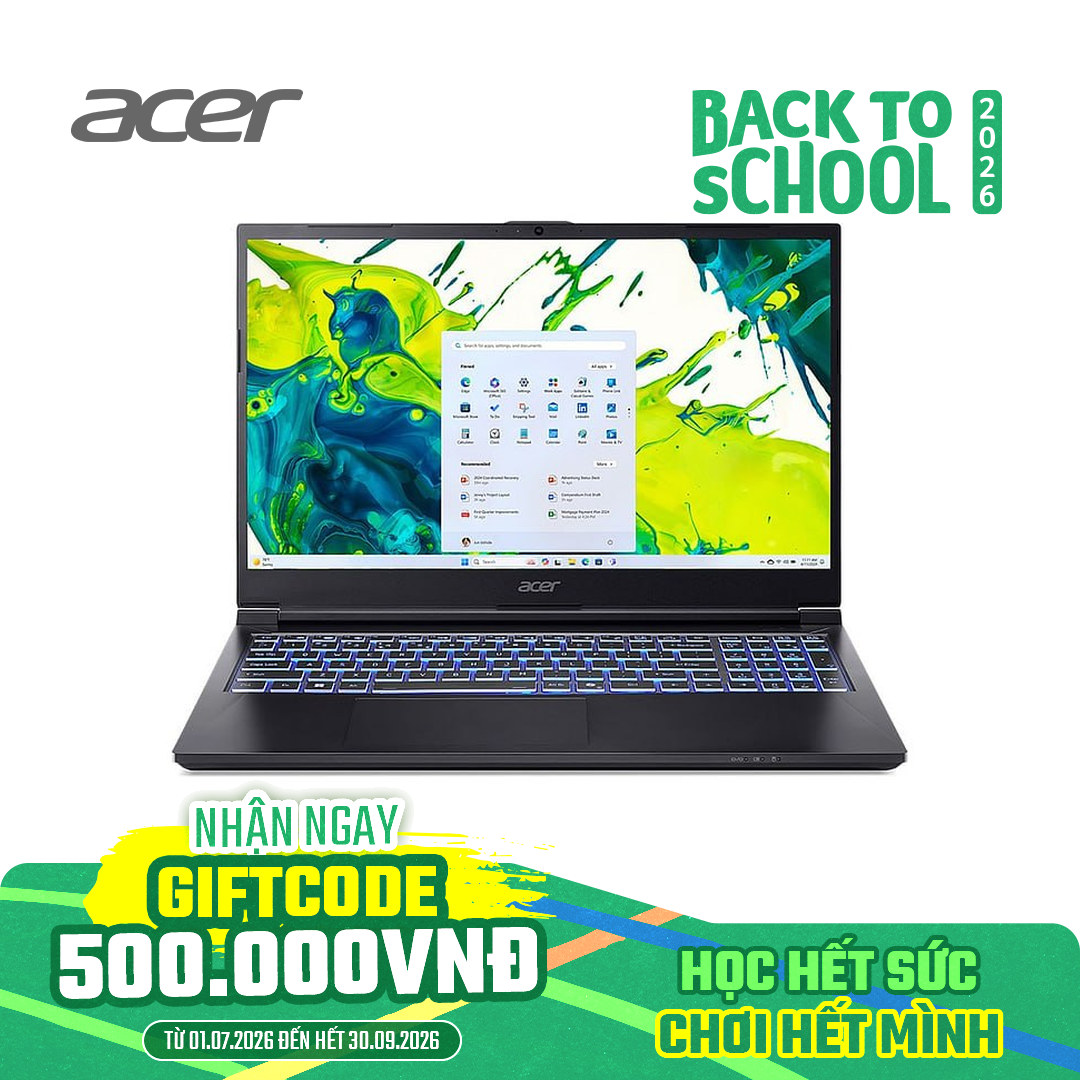 Laptop Acer Aspire 7 A715-59G-57TU NH.QX6SV.001 | Core i5-12450H, 16GB, 512GB, RTX 3050 6GB, 15.6'' FHD
