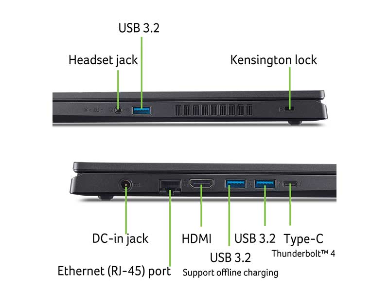 Laptop Acer Gaming Nitro V 15 ProPanel ANV15-52-59RR NH.QZ9SV.005 | Core 5 210H, 16GB, 512GB, RTX 5050 8GB, 15.6 inch FHD IPS 180Hz 100% sRGB
