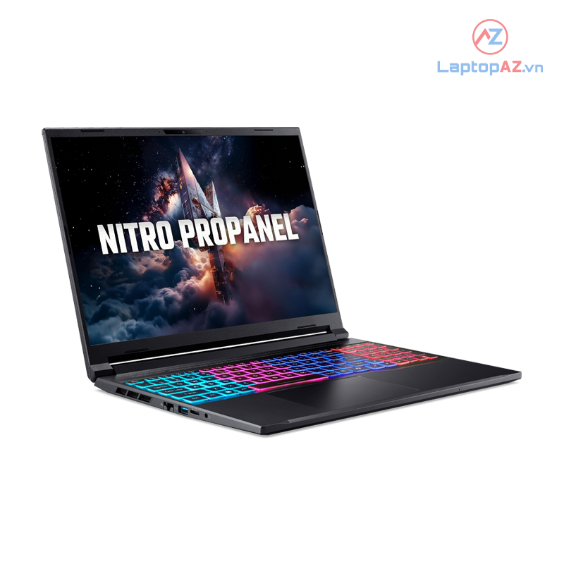 Laptop Acer Gaming Nitro ProPanel ANV16S-61-R7KQ NH.QXPSV.001 | Ryzen AI 5 340, 16GB, 512GB, RTX 5060 8GB, 16inch FHD 180Hz, Đen