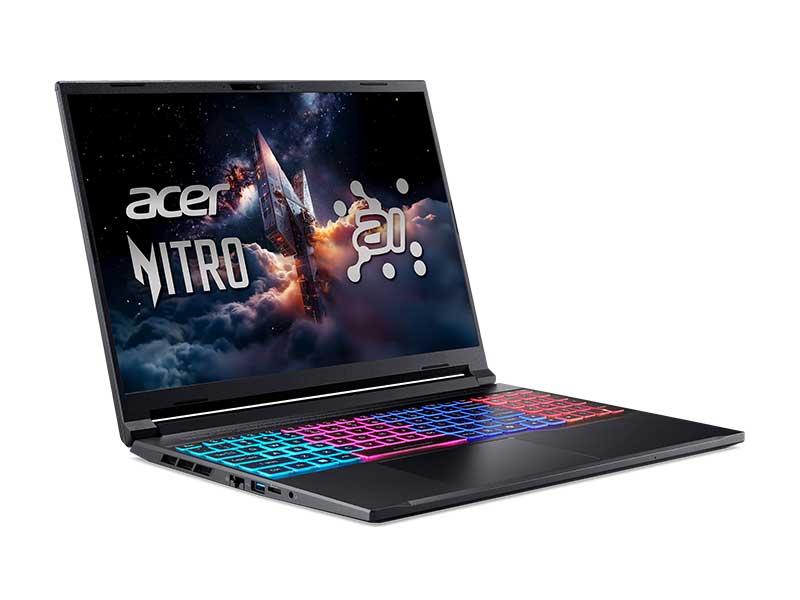 Laptop Acer Gaming Nitro 16S AI ProPanel AN16S-61-R5F4 NH.QXFSV.001 | Ryzen AI 7 350, 16GB, 512GB, RTX 5060, 16 inch FHD+ IPS 180Hz 100% sRGB