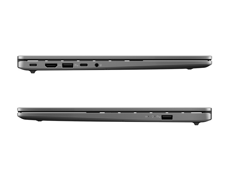 Laptop ASUS Vivobook S14 S3407CA-SF913W | Ultra 5 225H, 16GB, 512GB, Intel® Graphics, 14inch WUXGA OLED, Win 11, Xám