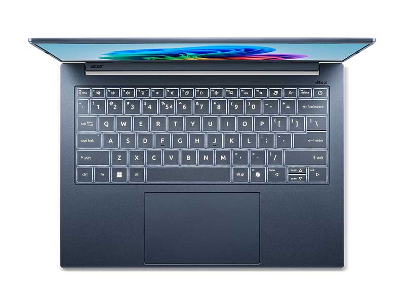 Laptop Acer Aspire 14 AI A14-11M-X8FP NX.JP3SV.001 | Snapdragon X X1-26-100, 16GB, 512GB, Qualcomm Adreno, 14inch FHD+, Win 11, Xanh