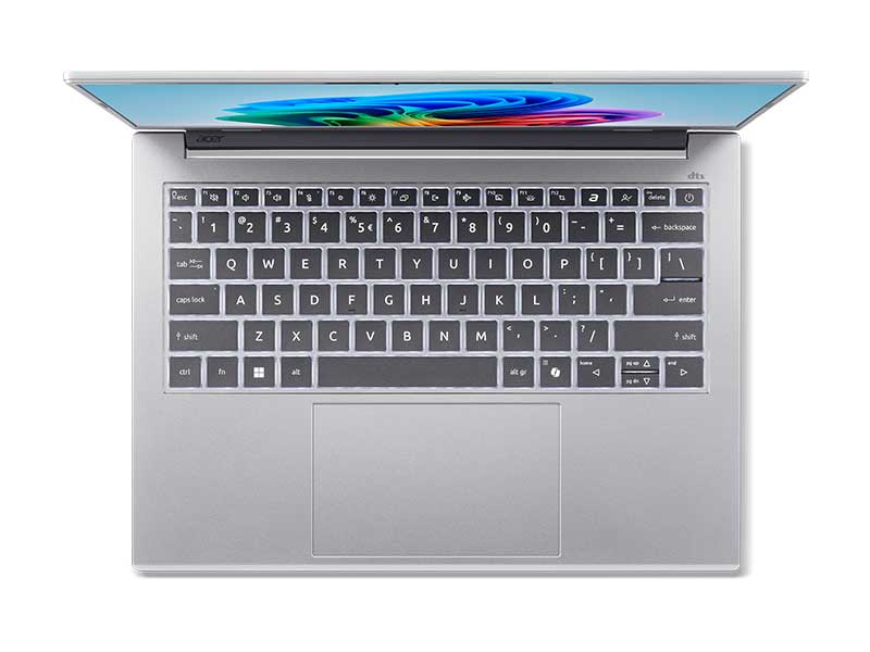 Laptop Acer Aspire 14 AI A14-61M-R9RA NX.JL1SV.001 | Ryzen AI 5 340, 16GB, 512GB, AMD Radeon 840M, 14inch FHD+, Win 11, Bạc