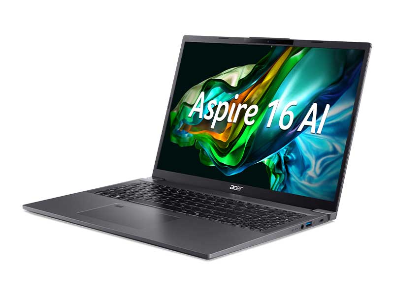 Laptop Acer Aspire 16 AI A16-71M-59L5 NX.J4YSV.001 | Ultra 5 125H, 16GB, 512GB, Intel Arc Graphics, 16 inch FHD+, Win 11, Xám