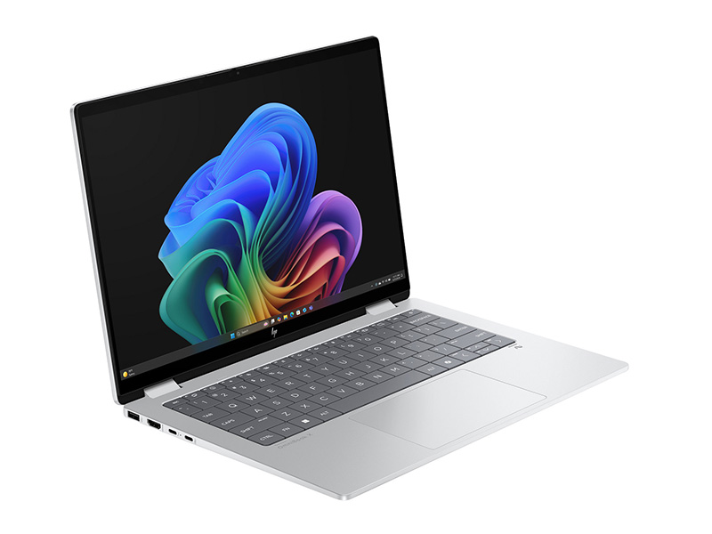 Laptop HP OmniBook X Flip 14-fk0092AU BZ7P5PA | Ryzen AI 5 340, 16GB, 512GB,  AMD Radeon 840M, 14 inch WUXGA, Cảm ứng, Bút cảm ứng, Win 11, Office, Bạc