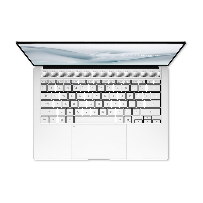 Laptop ASUS Zenbook S 14 UX5406AA-SU415WS | Ultra 9 386H, 32GB, 512GB, Intel Graphics, 14 inch 3K OLED 120Hz, Win 11, Office, Trắng