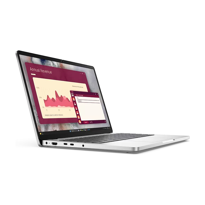 Laptop Dell Pro 14 PC14250 42DLT-PC14U701 | Ultra 7 255U, 16GB, 512GB, 14 icnh FHD+, Win 11 Pro, Silver