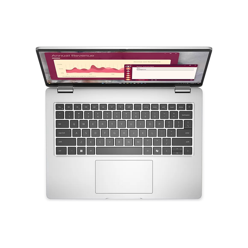 Laptop Dell Pro 14 PC14250 42DLT-PC14U701 | Ultra 7 255U, 16GB, 512GB, 14 icnh FHD+, Win 11 Pro, Silver