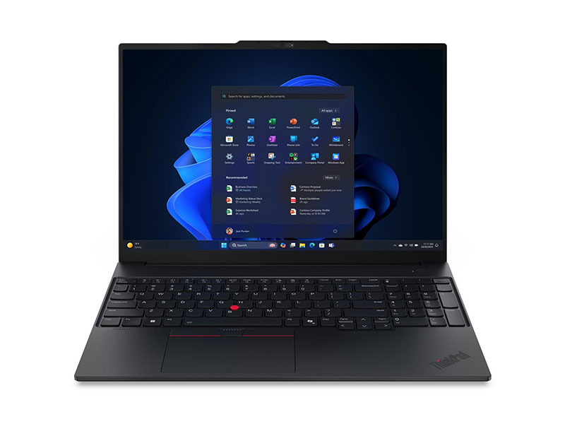 Laptop Lenovo ThinkPad E16 Gen 3 21SR002LVA | Ultra 7 255H, 16GB, 512GB, Intel Arc 140T, 16.0 inch WUXGA, NO OS, Đen
