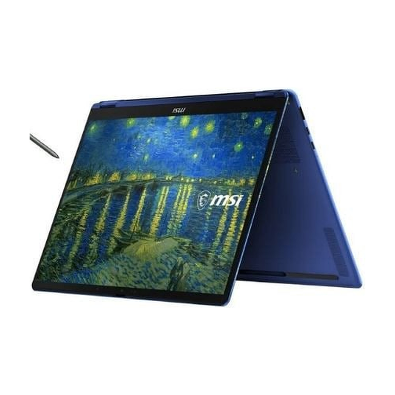 Laptop MSI Prestige 14 Flip AI+ Vincent van Gogh Edition 260VN | Intel Core Ultra X9 378H, 32GB, 1TB, Intel Arc B390, 14 inch FHD+ OLED Cảm ứng, Win 11, Starry Night Over the Rhone