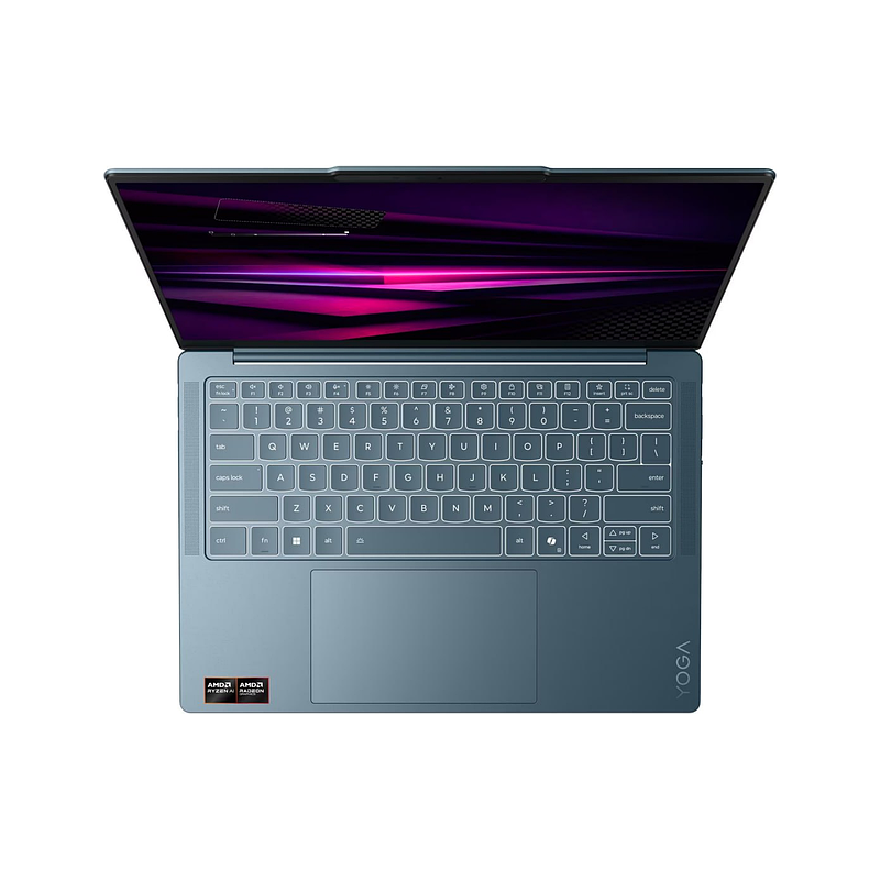 Laptop Lenovo Yoga Slim 7 14AGP11 83QS0095VN | AMD Ryzen AI 7 445, 16GB, 512GB, AMD Radeon 840M, 14 inch 2.8K OLED 120Hz, Win 11, Office HS24, Tidal Teal