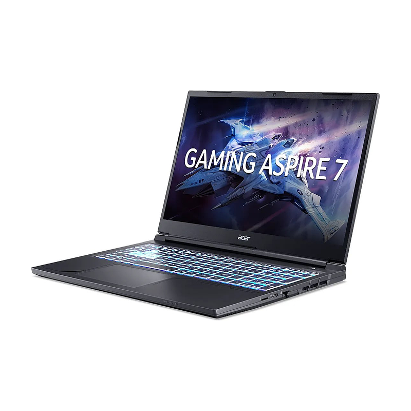 Laptop Acer Gaming Aspire 7 A715-59G-53RH NH.DV0SV.001 | Intel Core 5 210H, 16GB, 512GB, RTX 4050 6GB, 15.6 inch FHD 144Hz, Win 11, Titanium Black