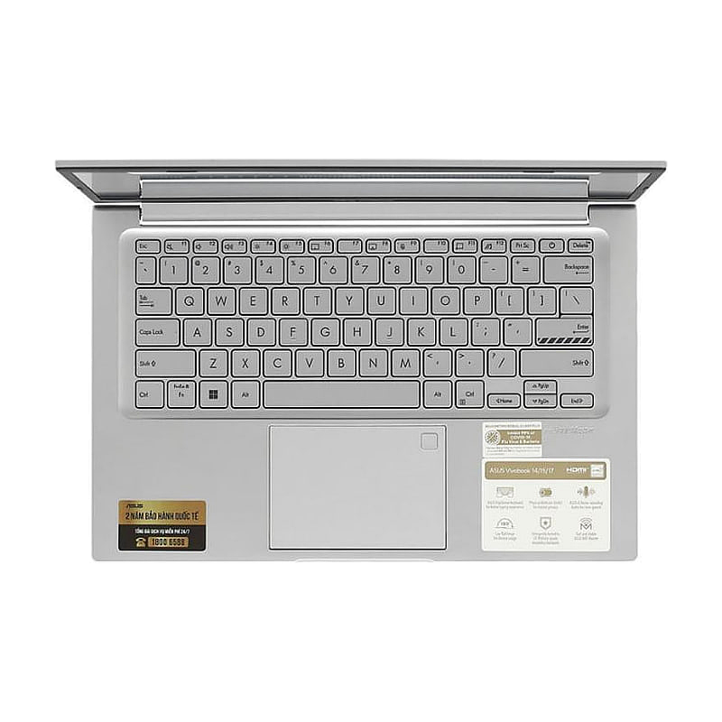 Laptop ASUS Vivobook 14 X1404VA-EB155W | Intel Core 5 120U, 16GB, 512GB, Intel Graphics, 14 inch FHD 60Hz, Win 11, Bạc