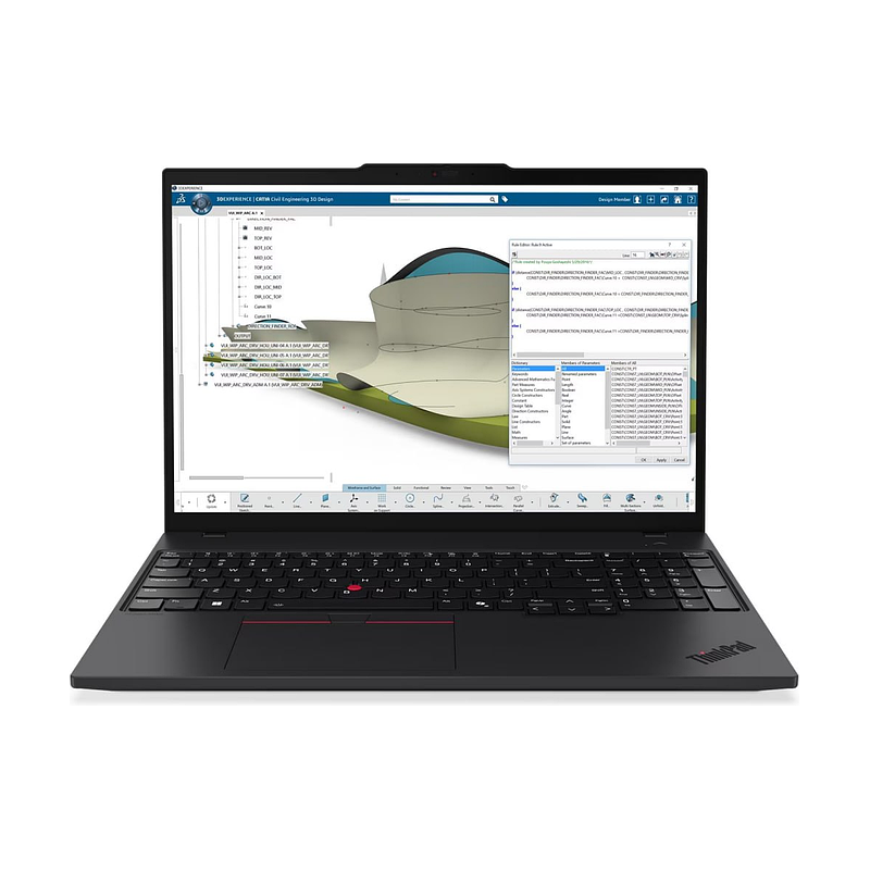 Laptop Lenovo ThinkPad P16s Gen 4 21QR001KUS | AMD Ryzen AI 7 PRO 350, 64GB, 1TB, AMD Radeon 860M, 16 inch WUXGA, Win 11, Đen