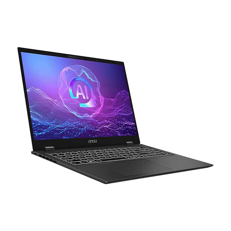 Laptop MSI PrestigePro 16 AI B2HVEG 251VN | Intel Core Ultra 7 255H, 32GB, 1TB, RTX 4050 6GB, 16 inch 4K OLED, Win 11, Xám