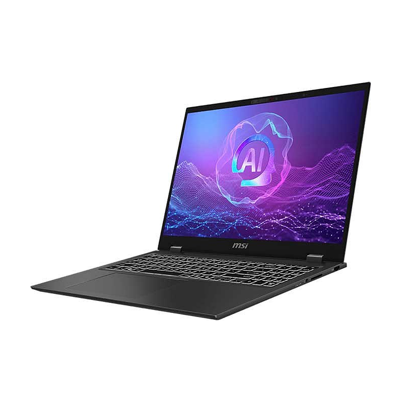 Laptop MSI PrestigePro 16 AI B2HVEG 251VN | Intel Core Ultra 7 255H, 32GB, 1TB, RTX 4050 6GB, 16 inch 4K OLED, Win 11, Xám
