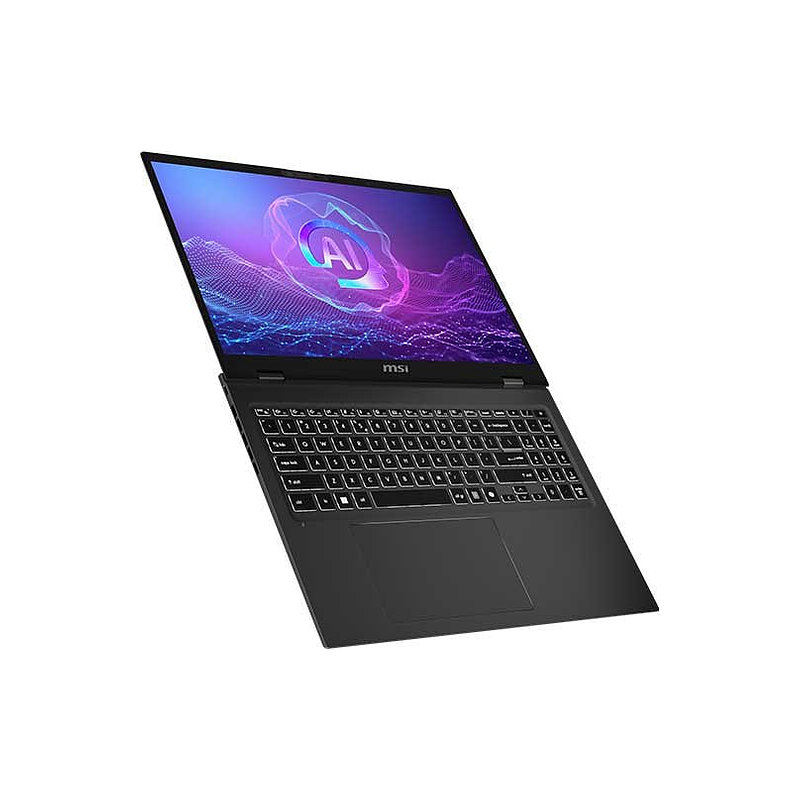 Laptop MSI PrestigePro 16 AI B2HVEG 251VN | Intel Core Ultra 7 255H, 32GB, 1TB, RTX 4050 6GB, 16 inch 4K OLED, Win 11, Xám