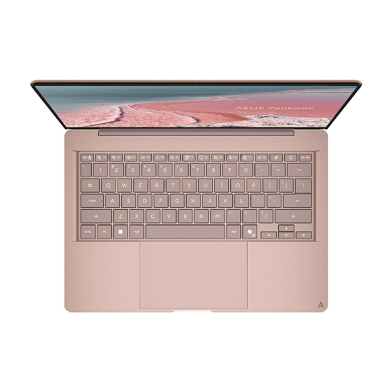 Laptop ASUS Zenbook 14 UX3480QA-U1029W | Qualcomm Snapdragon X X1-26-100, 16GB, 512GB, Adreno GPU, 14 inch WUXGA, Win 11, Hồng
