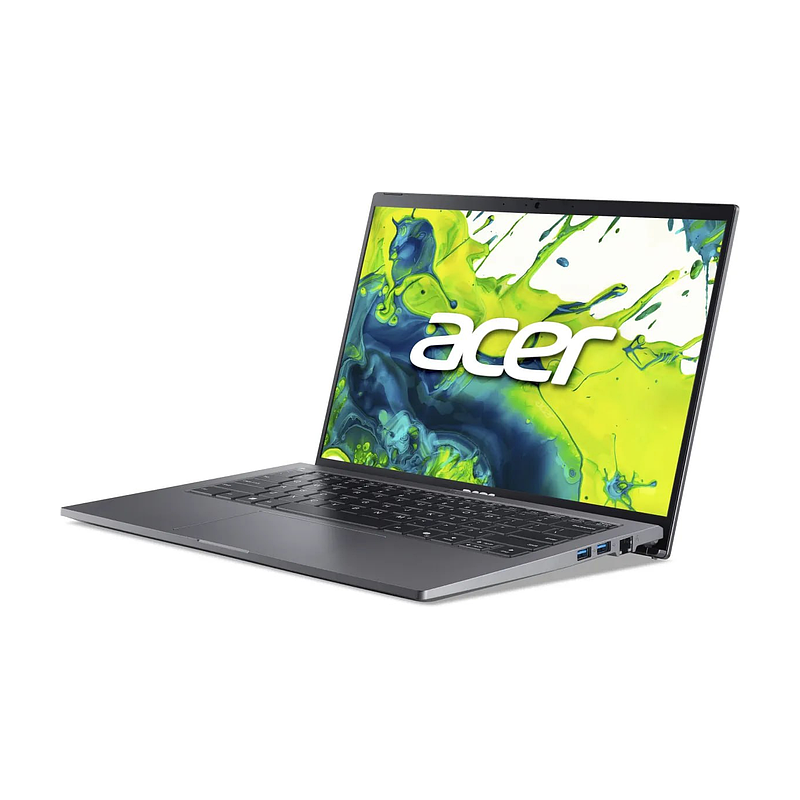Laptop Acer Aspire Go 14 AI AG14-71M-57WR NX.JFWSV.001 | Intel Core Ultra 5 125H, 16GB, 512GB, Intel Arc Graphics, 14 inch WUXGA, Win 11, Xám