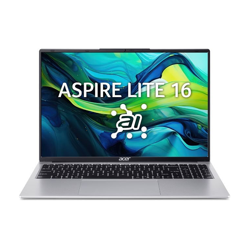 Laptop Acer Aspire Lite 16 AI AL16-71P-582Q NX.DRSSV.001 | Intel Core Ultra 5 125H, 16GB, 512GB, Intel Arc Graphics, 16 inch WUXGA 120Hz, Win 11, Bạc