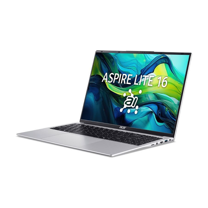 Laptop Acer Aspire Lite 16 AI AL16-71P-582Q NX.DRSSV.001 | Intel Core Ultra 5 125H, 16GB, 512GB, Intel Arc Graphics, 16 inch WUXGA 120Hz, Win 11, Bạc